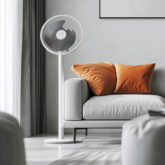 A Four-Bladed Fan: Sleek and Functional