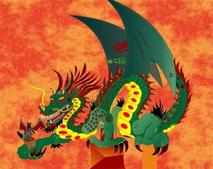 Dragon symbol of China № 11