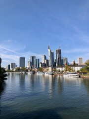 Fototapeta premium Skyline Frankfurt