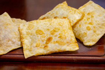 The most traditional Brazilian fair pastry stuffed with ground meat