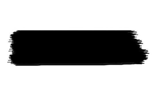 Brush stroke, Mod&egrave;le de coup de pinceau noir