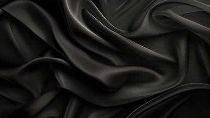 Obraz premium abstract smooth black background-closeup texture black color