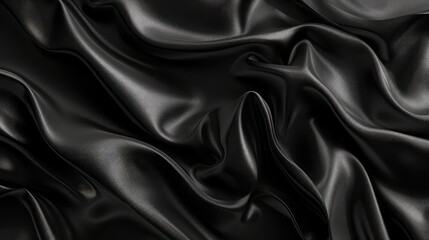 Fototapeta premium abstract smooth black background-closeup texture black color