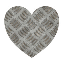 unswayed heart of steel (steel or tread plate)