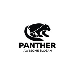 Fototapeta premium vector panther mascot illustration logo design