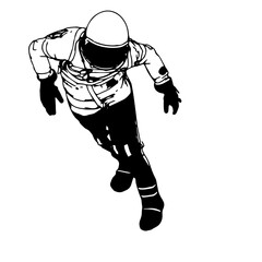 Isometric Black and White Charakter