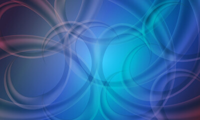 Abstract fluid wave on light blue background.