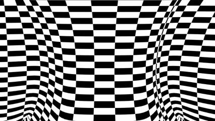 Naklejka premium Monochrome checkered background. Repeat design for decor,print.background in UHD format 3840 x 2160.