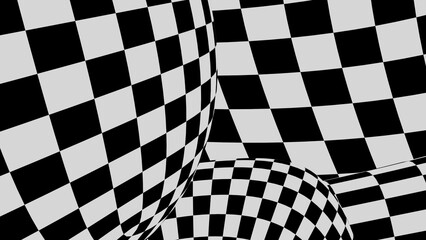Monochrome checkered background. Repeat design for decor,print.background in UHD format 3840 x 2160.