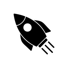 Rocket icon vector. Startup icon vector.