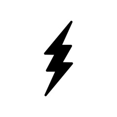 Lightning icon vector. electric icon vector. power icon. energy sign