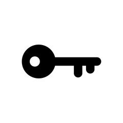 Key icon vector. Key vector icon. Key symbol