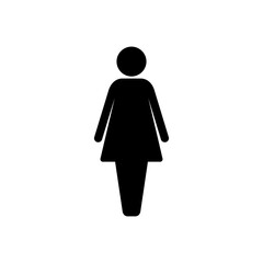 Female icon vector. woman icon vector
