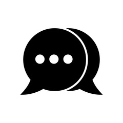 Chat icon vector. speech bubble icon. comment icon vector. message. contact us