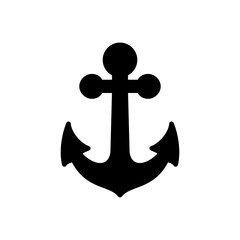 Anchor icon vector. Anchor symbol logo. Anchor marine icon.