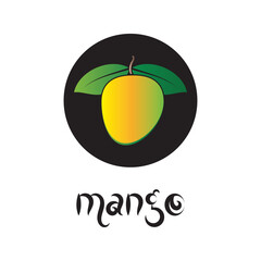 mango logo template fresh and simple