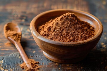 ancho powder in a bowl on a table