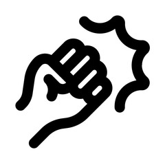 Karate Line Icon
