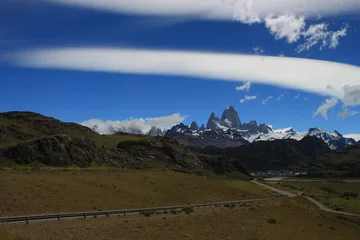 Crédence de cuisine en verre imprimé Fitz Roy Mount Fitz Roy in El Chalten, Patagonia Argentina