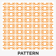 Orange seamless pattern with shapes