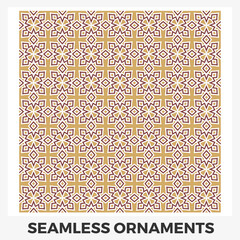 Seamless pattern with shapes