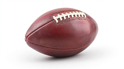 Football on a White Background