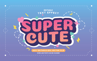 Super Cute Text Effect