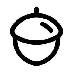 Acorn Line Icon
