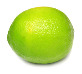 Lime fruit isolated on white background
