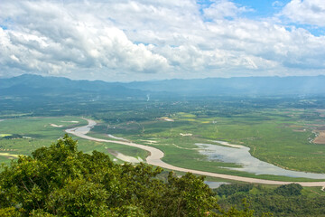 Ping river at Doi Koeng , Amphoe Doi Tao, Chiang Mai Thailand