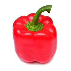 Red pepper isolated on white background