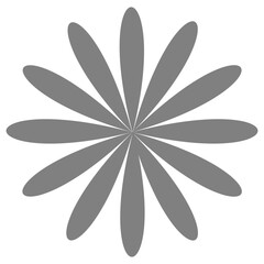 Brutalist abstract geometric shape