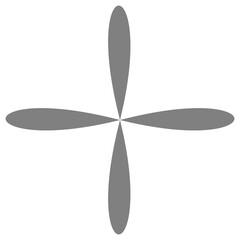 Brutalist abstract geometric shape