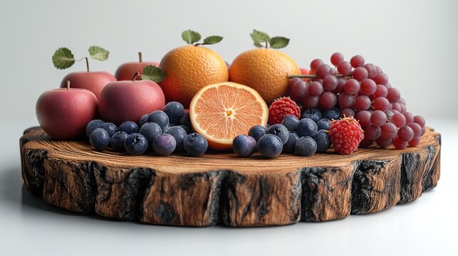 frutas em tabua 