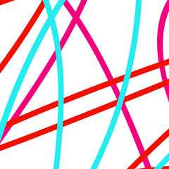 Red blue graphic lines background 