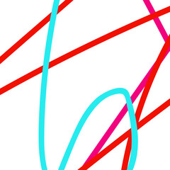 Red blue graphic lines background 