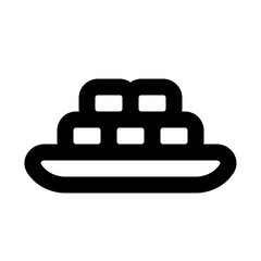 Tofu Line Icon