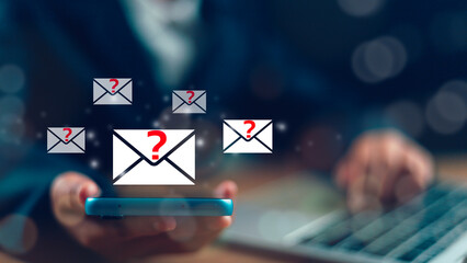 Spam or unknown emails, virus and online intrusions cyber attack on internet. © FAMILY STOCK