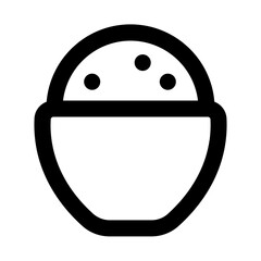 Curry Line Icon