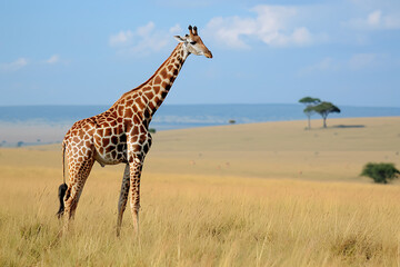 african giraffe animal