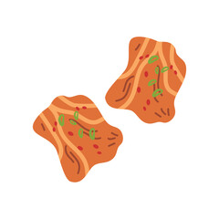 korean kimchi illustration cooking spicy cabbage