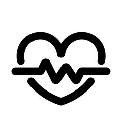 Heart Beat Line Icon