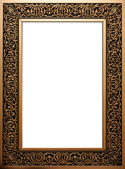 Golden frame with luxury classic style