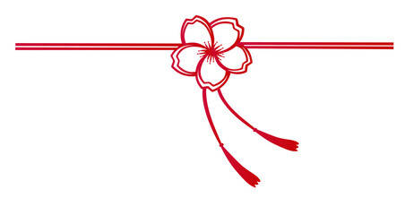 Japanese New Year Sakura flower symbol vector design 