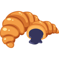 Croissant Illustration Vector