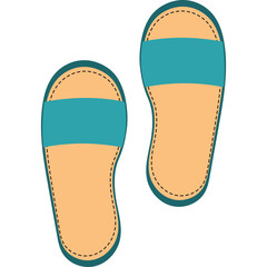 Summer Sandal Vector