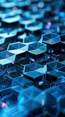 Fototapeta premium Abstract hexagon geometry background 