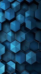 Abstract hexagon geometry background 