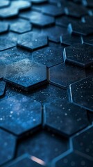 Abstract hexagon geometry background 