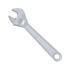 Crescent wrench tool isolated graphic icon symbol